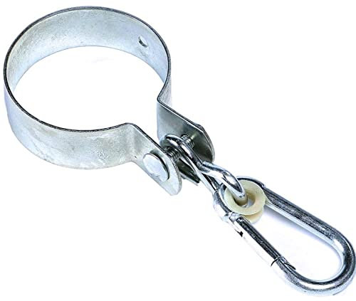 Gartenpirat Schaukelschelle rund Ø 120 mm manschettenhaken mit Karabiner