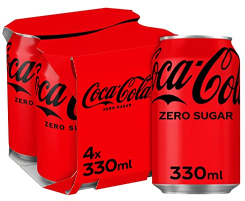 Coca-Cola Zero Sugar, 4 x 330ml