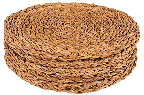 Argon Tableware Runde Gewebte Seegras -Taschen - 30cm - 6 -Pack Von 6