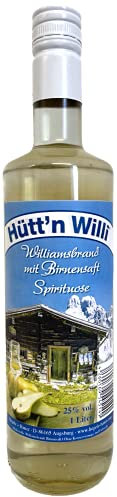 Hütt´n Willi Williams Birne Brand 25% vol Acl fürs Après Ski daheim 1 Liter