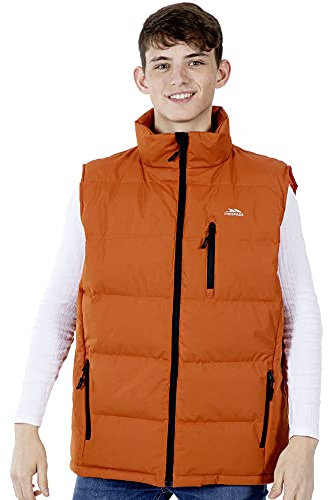 Trespass Mens Clasp Padded Gilet/Bodywarmer (M) (Burnt Orange)