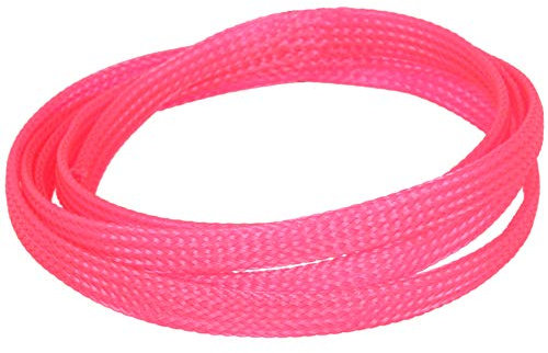 Othmro 1Pc Cable Tidy Sleeve, 1m Cable Protector, Desk Cable Management Cable Organizers Wire Tidy for TV/PC USB Cable, Pet Cable Protector Animal Chewing, 6mm Pink