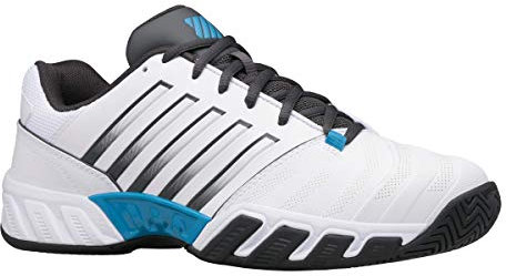 K-Swiss Performance Herren Bigshot Light 4 Tennisschuh, White/Dark Shadow/Swedish Blue, 45 EU