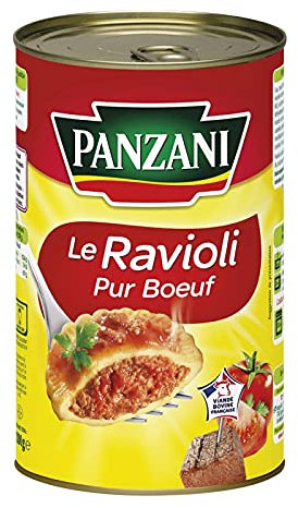 PANZANI - Ravioli Pur Boeuf 1200G - Lot De 4 - Offre Special