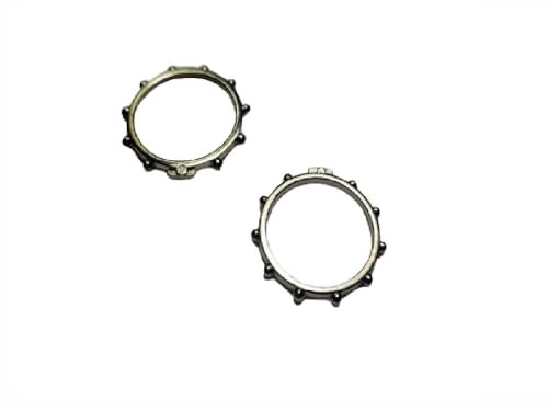 1 Ehering, Gebetsring aus Metall, Rosenkranz, Größe 13 oder 19, Badezimmer, Silber, Legierter Stahl