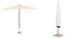 My garden Ombrellone Garden, 3 x 3 m, Ecr & ugrave; & Copertura per ombrellone Amazon Basics