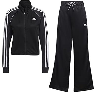 adidas W Teamsport TS Set Sportivo, Nero, L Donna