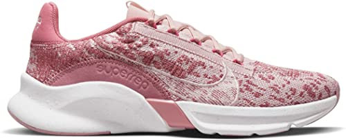 NIKE Superrep Go 3 Flyknit Next Nature Women's Training Shoes, Multicoloured Desert Berry Sail Barely Rose, 5 UK