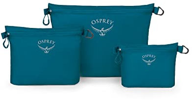Osprey Ultralight Zipper Sack Set S Waterfront Blue