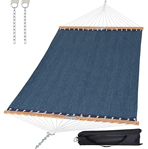 SUNCREAT Hängematten für zwei Personen, 204 kg Kapazität, Marineblau