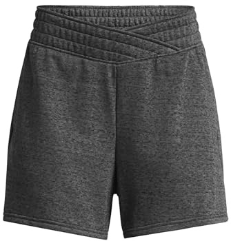 Under Armour Damen UA Rival Terry Short, Running Shorts für Damen, bequeme Sporthose für Warm Up und Training