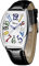 FORSINING Herren-Quarz-Armbanduhr, modisch, rechteckig, großes Zifferblatt, analoge Quarzuhr, für Herren, Business, Freizeit, Armbanduhr, Lederband, wasserdicht, silber