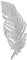 Ryaupy Broche en Forme de Plume avec Ctrass - Broches de Robe Vintage pour Hommes et Femmes - pour Vie Quotidienne, Vacances, Mariages, Rendez-Vous et Cadeaux de Cijoux(Argent)