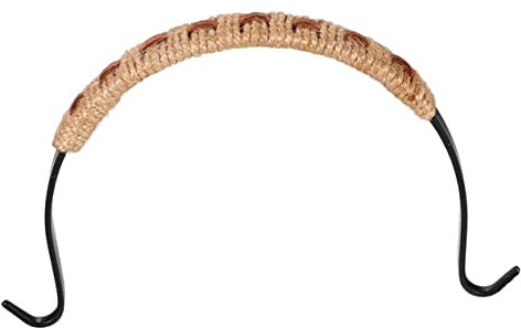 PRETYZOOM Poignée De Théière Anti-Échauffement – Accès En Fer Et Cuir Poignée Ergonomique Pour Bouilloire Accessoire Pratique Pour Cuisine 16.0X12.0X1.5Cm