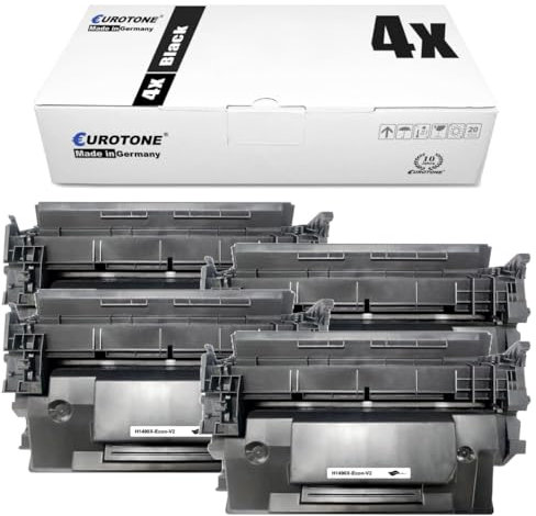 Eurotone HP 149A 149X (MIT CHIP) Toner Ersatz für HP 149A W1490A W1490X 149X HP Laser Pro 4002DW 4002DN 4102FDW 4102FDN 4102DW Schwarz 4er Pack