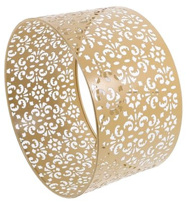 Yardenfun Metall-hohllampenschirm Ersatz Schirme Für Tisch Und Stehlampen Abdeckungen Für Home Office Und Hotelgebrauch