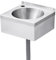 Lavello da Cucina, Lavello a Parete Piccolo Lavello Professionale Acciaio Inox Lavamani in Acciaio Inossidabile Installazione Facile Lavello per Camper Montaggio a Parete (30x27x13.5cm-0)