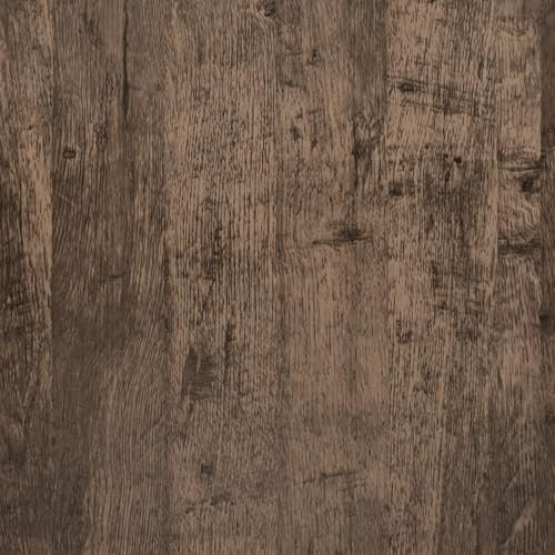 Arthome Dark Brown Peel and Stick Wallpaper, 44x300cm Natural Wood Grain Contact Paper Rustic Self Adhesive Removable Waterproof Vinyl Wrap Wall Paper for Furniture