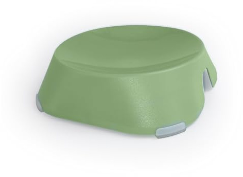 Ancol Made From Round Shallow Pet Bowl in Green Dishwasher Safe Hygienic Lightweight Durable Non-Slip Bottom Indoor Portable Dog Puppy Feeding Dish