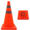 1-Pack 45cm/18“ Faltkegel Warnkegel Verkehrskegelschild Verkehrssicherheitskonen Mehrzweck-Popup-Reflektierender Sicherheitskegel