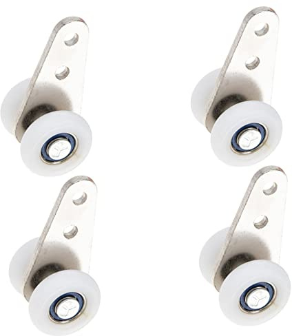 ASAKKURA 4stücke Gleitrollenrolle Aus Nylon Für Schiebetüren Räder Für Möbel Und Vorhangschienen Leise Und Robuste Hängegleiter Für Fenster Und Badezimmer