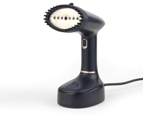 Beldray Fold Down Garment Steamer – Steam, Refresh & Sanitise Clothing, Ready In 20 Seconds, Foldable Compact Design, 170 ml Water Tank, Storage Bag Included, Fabric Brush Opens Weave For Deeper Clean