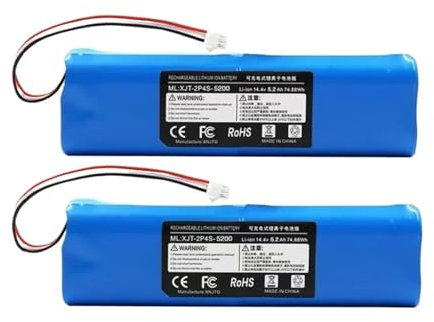 Batteria Ricaricabile Agli Ioni Di Litio Da 12800 MAh, Compatibile Con XiaoMi Lydsto R1, Batteria For Aspirapolvere Robot Con Capacità, Accessori For Aspirapolvere, Accessori For Spazzatrici(12800mahx