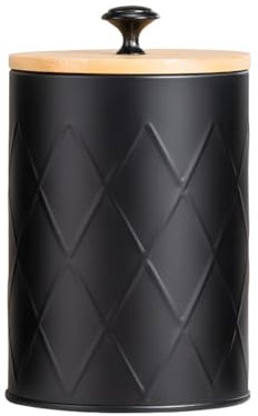 kiss me Black Tea Coffee Sugar Canisters,Tea Coffee and Sugar Canisters Set with Bamboo Airtight Lids,Storage Jars Coffee Bean Storage Jar,Decorative Kitchen Food Storage,Kitchen Essentials