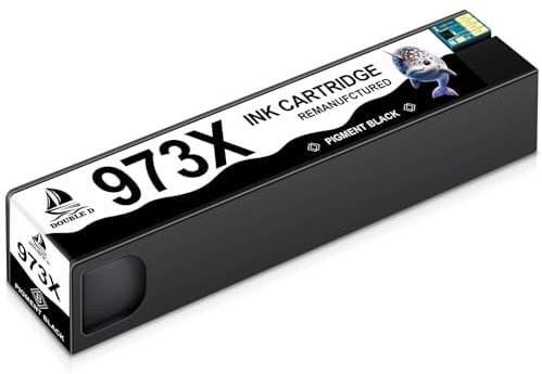 DOUBLE D 973X Schwarz Patronen für HP 973X kompatibel mit HP PageWide Pro 477dw 477dwt 477dn 452dw 452dwt 452dn 552dw 577dw (1BK)