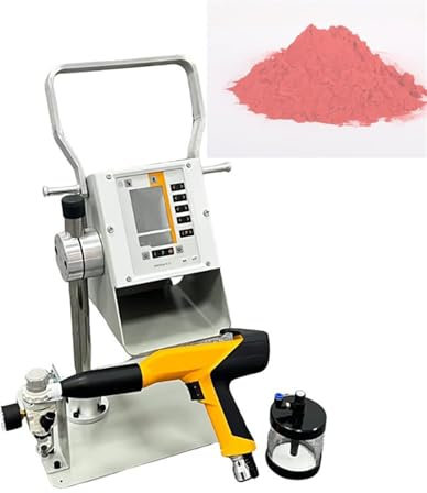 YXFAZPP Powder Coating Machine, Electrostatic Paint Sprayer, Electrostatic Powder Coating Kits, Digital Display Powder Coating Machine Spray Tool, for Home DIY