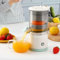 UUE Zitronenpresse Elektrisch Orangenpresse Zitruspresse Elektrisch Saftpresse Entsafter Klein Saftpresse Tragbare USB-Aufladung Juicer Entsafter für Orange Zitronen Grapefruits Zitrusfrüchte (Weiß)