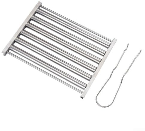 Eawfgtuw Hot Dog Roller-Grillrost aus Edelstahl für Grill, 3er-Pack mit extra langem Griff, kompatibel mit Wurst, Süßkartoffeln, Karotten, ideal für (groß)