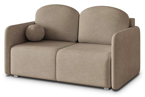 Masseno Sofa SUVI II NV mit Schlaffunktion, Sofa mit Bettkasten, Wohnzimmersofa, Couch, Soffa, Bettsofa, Couchgarnitur- Braun, Neve 16