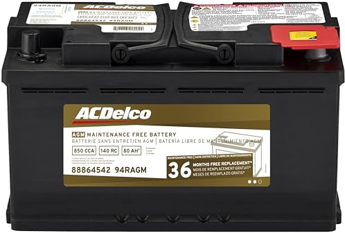 ACDelco Gold 94RAGM (88864542) 36 Month Warranty AGM BCI Group 94R Battery