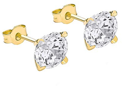 Carissima Gold - Clous et Puces Boucles d'Oreilles Femme - 9 cts Or 375/1000