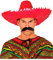 FIESTAS GUIRCA, S.L. Sombrero Mexicain de Paille Rouge