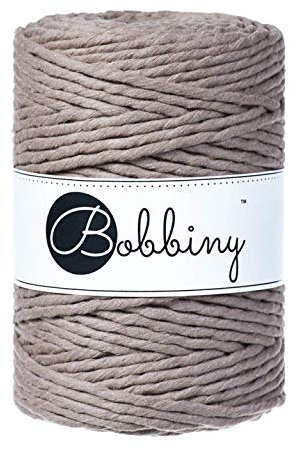Bobbiny Makramee Kordel 5mm - 100m Wahl (Kaffee)