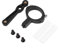 Keenso Fahrrad Flaschenhalter Adapter, CNC Aluminium 30.9-33.9mm Fahrrad Trinkflaschenhalter Halterung Fahrradkäfig Lenkerhalter Adapter