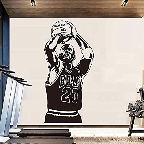 Wandaufkleber Kinderzimmer Wandaufkleber Nba Michael Jordan Von Basketball Home Wandtattoo Für Zimmer Aufkleber Tapete Schlafzimmer Dekor 43X89Cm