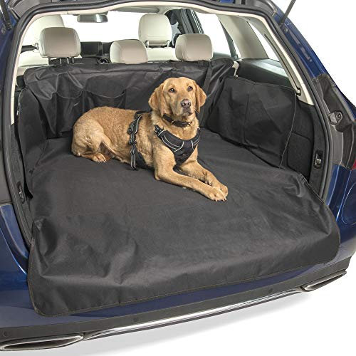 MuttStuff & Co Dog Car Boot Liner Protector Cover with (3-in-1) FREE Pet Seat Belt Waterproof Covers Travel Accessories Car Seat Protection Fits Cars, Estates, 4x4, Hatchback