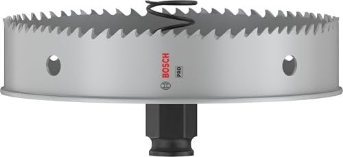 Bosch 1x Scie trépan PRO Sheet Metal Power Change Plus (pour Tôles en acier inoxydable, Tôles en acier, Ø 127 mm, Professional Accessoire Perceuses/visseuses rotatives)