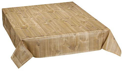 ecosoul Wachstuchtischdecke Old Wood Holz Bretter Bohlen Outdoor Paneele Treibholz Meterware (6 €/Meter) Schutzdecke Breite: 140cm Länge: 1m