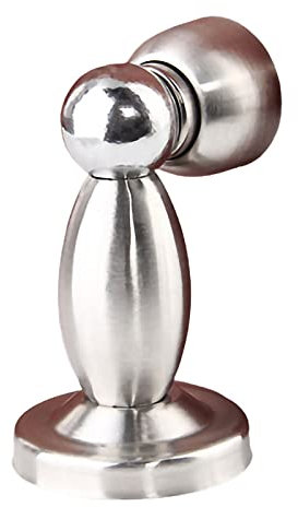 FYZS fermaporta a Pavimento Door Stopper in Acciaio Inox Doortop Magnetico Spazzolato in Raso in Raso, Fermata della Porta Magnetica, Porta Porta a Parete Porta Porta Porta Cattura (Size : IPCS)