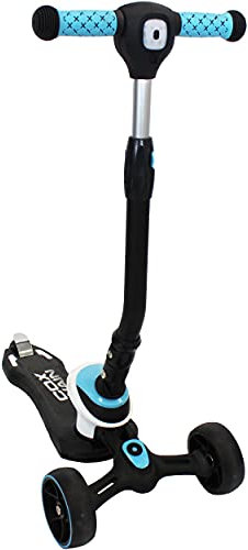 Cox Swain Kinder Roller Scooter FLEX3, Frontlicht, LED Leucht-Rollen, höhenverstellbar, faltbar, Kinder ab 3 Jahren, (Junge, Mädchen), Tretroller