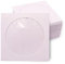 100pcs CD DVD Sleeves, Black Paper CD DVD Sleeves Envelope Holder with Clear Window and Flap,120g Heavy Weight