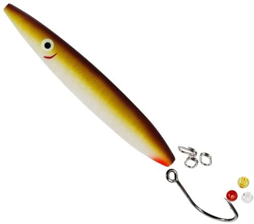 Westin D360° V2 9,5cm 18g - Inline Meerforellenköder, Farbe:Amber