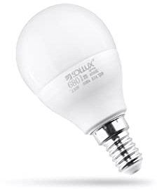 Sollux Glühbirne LED für den täglichen Gebrauch Home Office Widerstandsfähige Lösung Universal Größe Perfekte und starke Beleuchtung für jede Lampe Gewinde E14 4000K 7W 650lm Größe 5x5x9