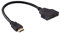 2 2 to 14×10×2 1080p Male to Female Dual to 2-Way Splitter Adapter Cable for HD TV