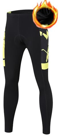 UGLY FROG Motorrad-Shorts für Herren/Winter, Thermo-Radhose, lang, 20D, Gel, gepolstert, atmungsaktiv, Kompression, Unterhose für Mountainbike, Fahrrad