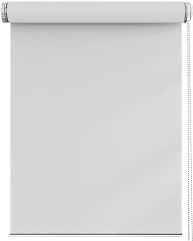 Rollo für Fenster Ohne Bohren 35 x 170 cm Einfache Installation Easyfix, Seitenzugrollo Fensterrollo inkl. Zubehör für Fenster und Türen, Weiß